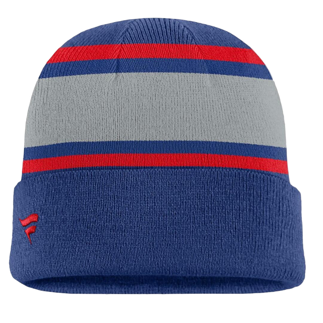 Fanatics Men's NHL Winnipeg Jets 2025 Varsity Cuffed Knit Toque Blue grey