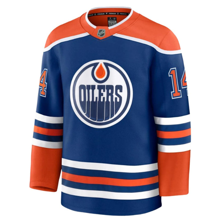 Fanatics NHL Edmonton Oilers Mattias Ekholm Premium Home Jersey Blue 1