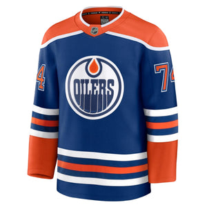Fanatics Men's NHL Edmonton Oilers Stuart Skinner Premium Home Jersey blue