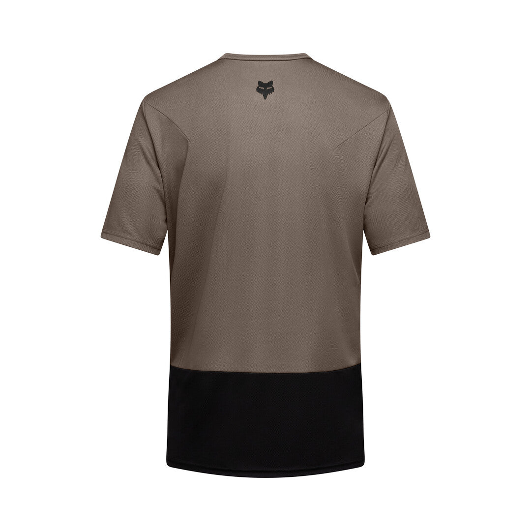 FOX Men's Ranger Wordmark Short Sleeve Bike Jersey nutmeg