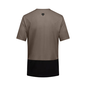 FOX Men's Ranger Wordmark Short Sleeve Bike Jersey nutmeg