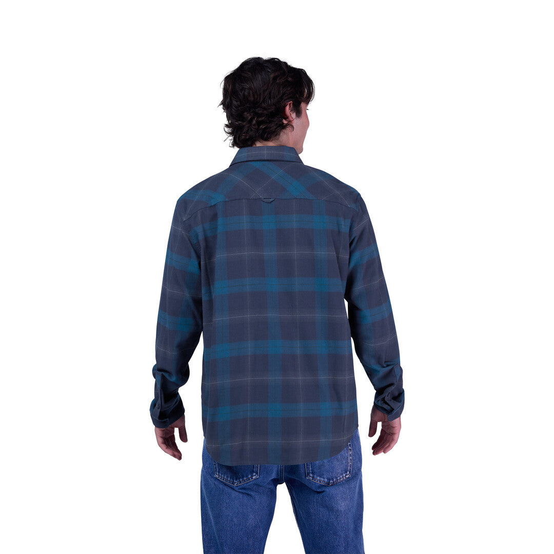 FOX Men's Survivalist Core Long Sleeve Flannel midnight blue