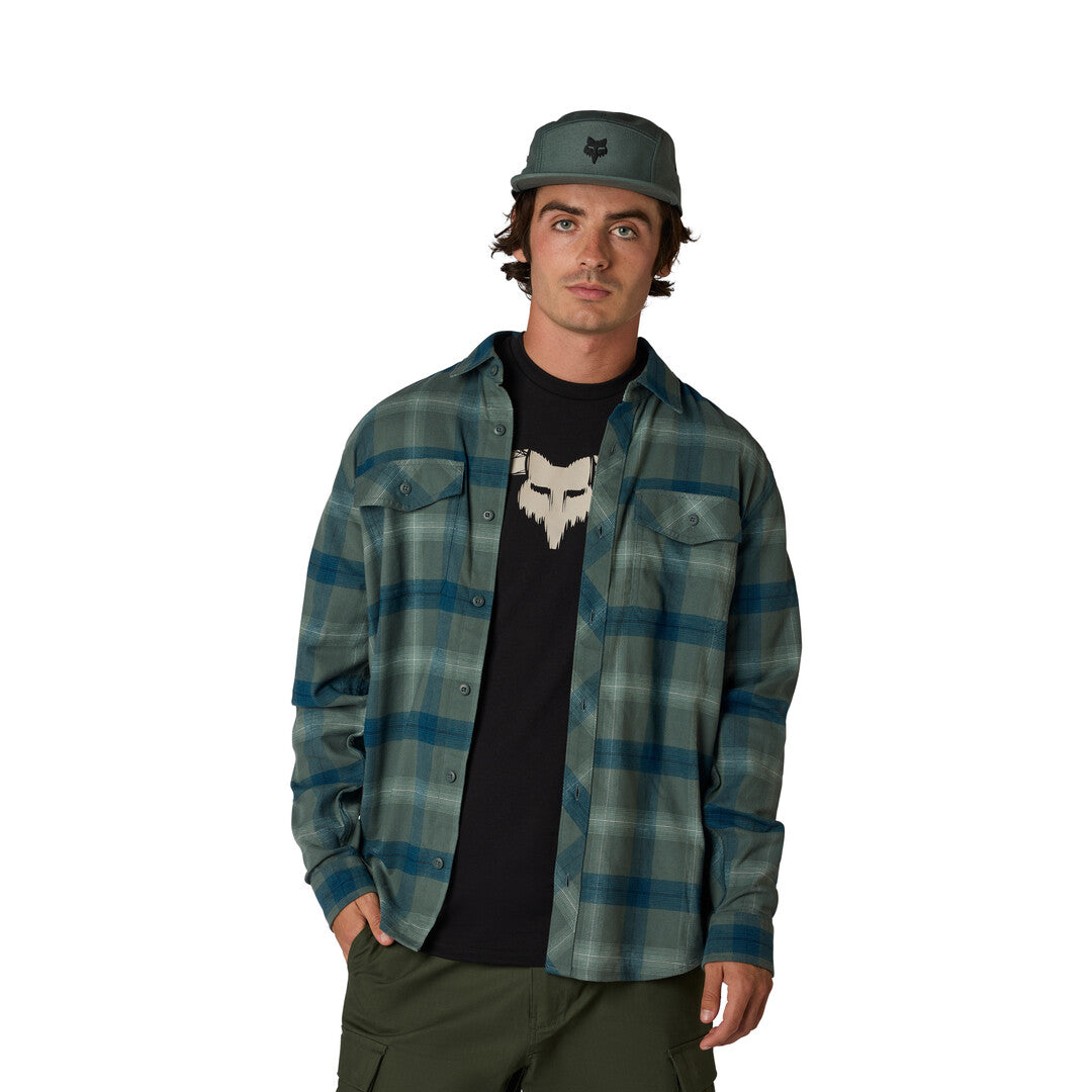 FOX Men's Survivalist Core Long Sleeve Flannel sage