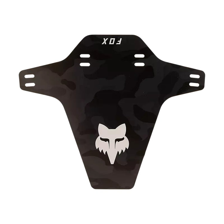 FOX One Size Front Mounted Mud Guard Black Camouflage