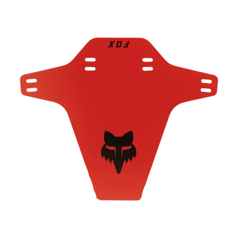 FOX One Size Front Mounted Mud Guard Red