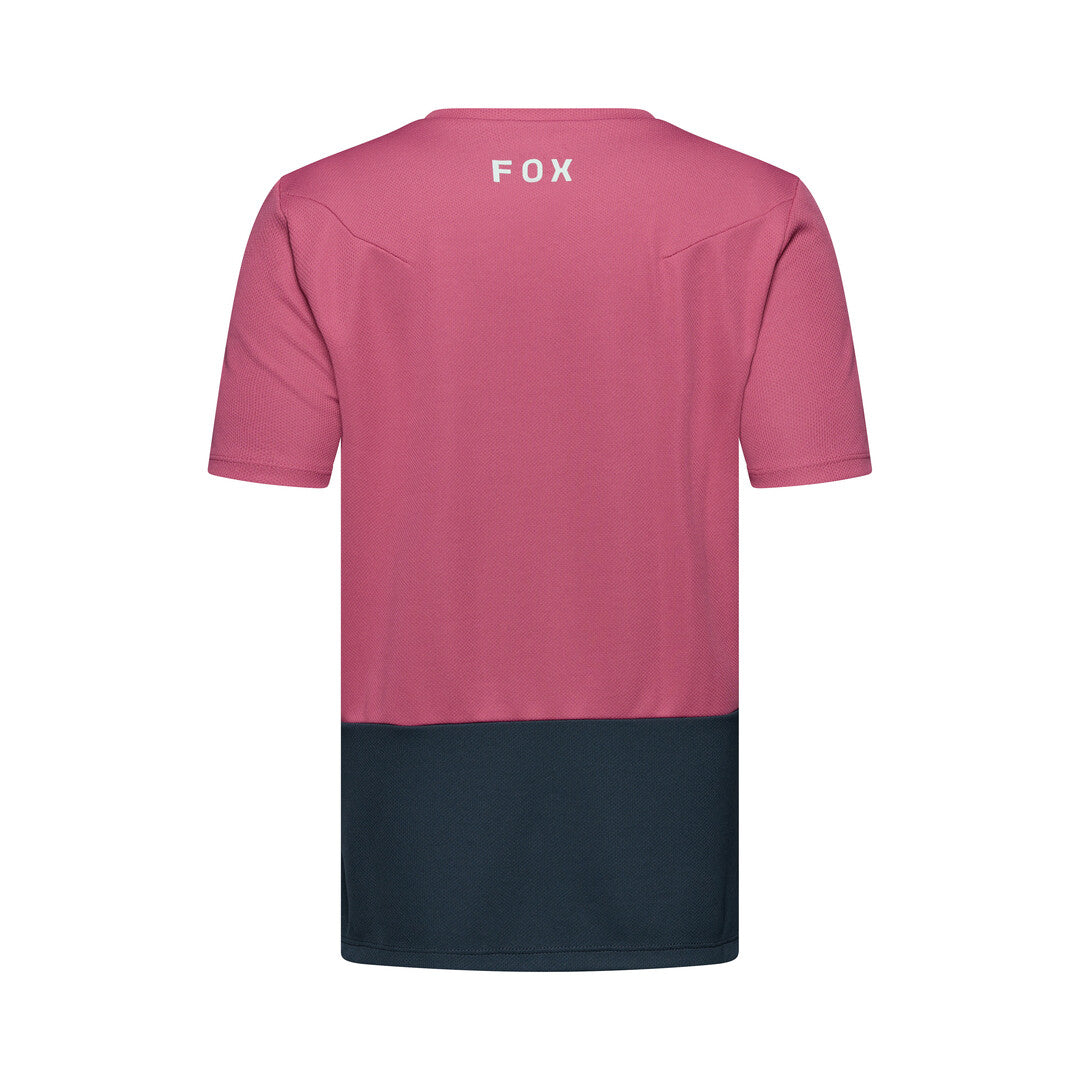 FOX Youth Ranger FOX Head Short Sleeve Bike Jersey berry