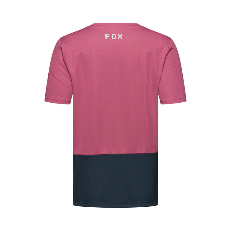 FOX Youth Ranger FOX Head Short Sleeve Bike Jersey berry