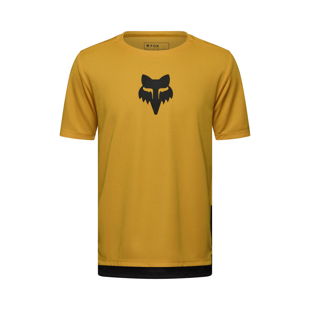 FOX Youth Ranger FOX Head Short Sleeve Bike Jersey bronze