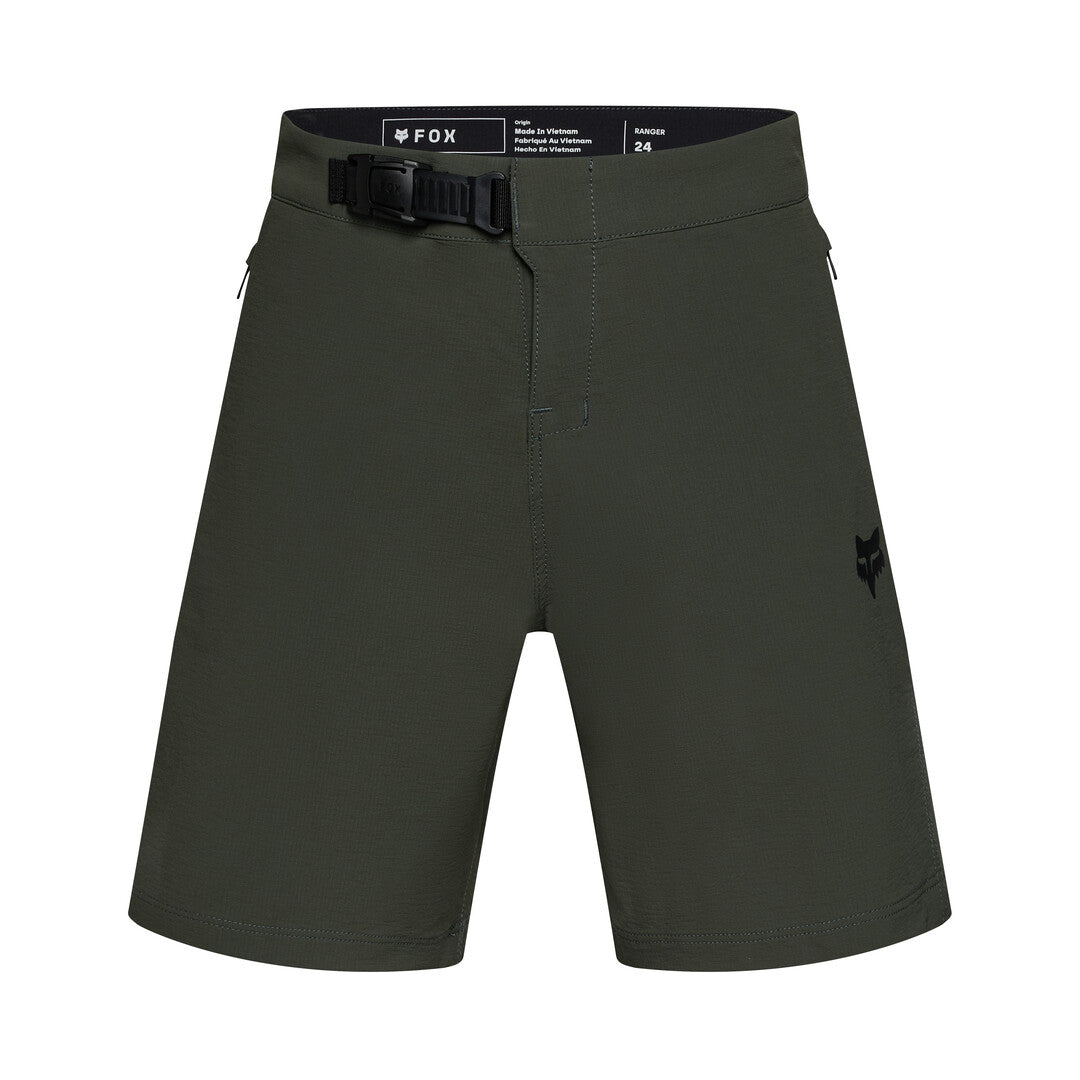 FOX Youth Ranger (with Liner) Bike Short ivy green