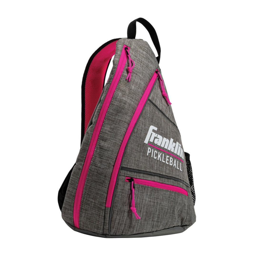 Franklin Pickleball Sling Bag Pink Grey
