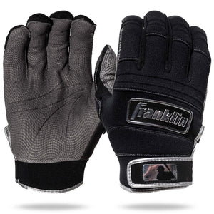 Franklin Senior All Weather Batting Gloves Black/Grey