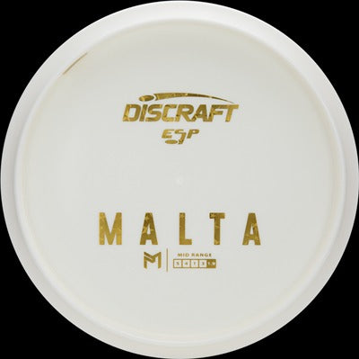 Discraft Paul McBeth White ESP Malta Bottom Stamp Fairway Driver Golf Disc