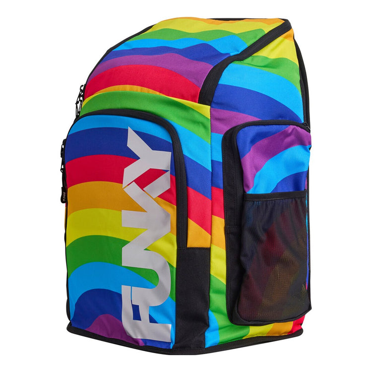 Funky Space Case Swim Backpack Rainbowie