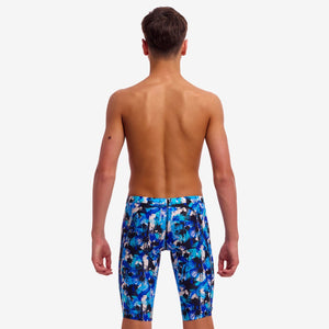 Funky Trunks Boys Training Swim Jammer blue/black/white