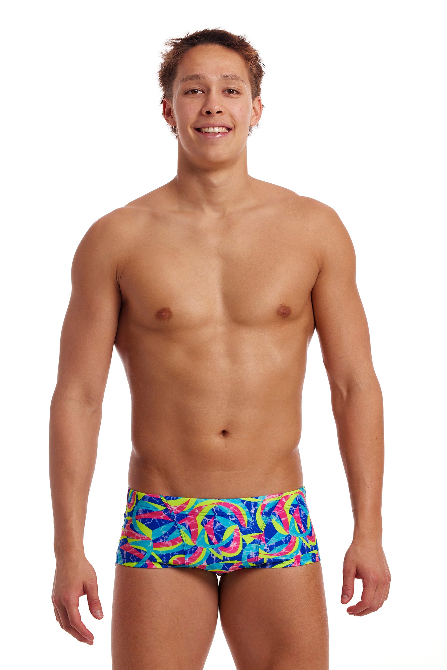 Funky Trunks Men's Classic Swim Trunks Choppy Waters