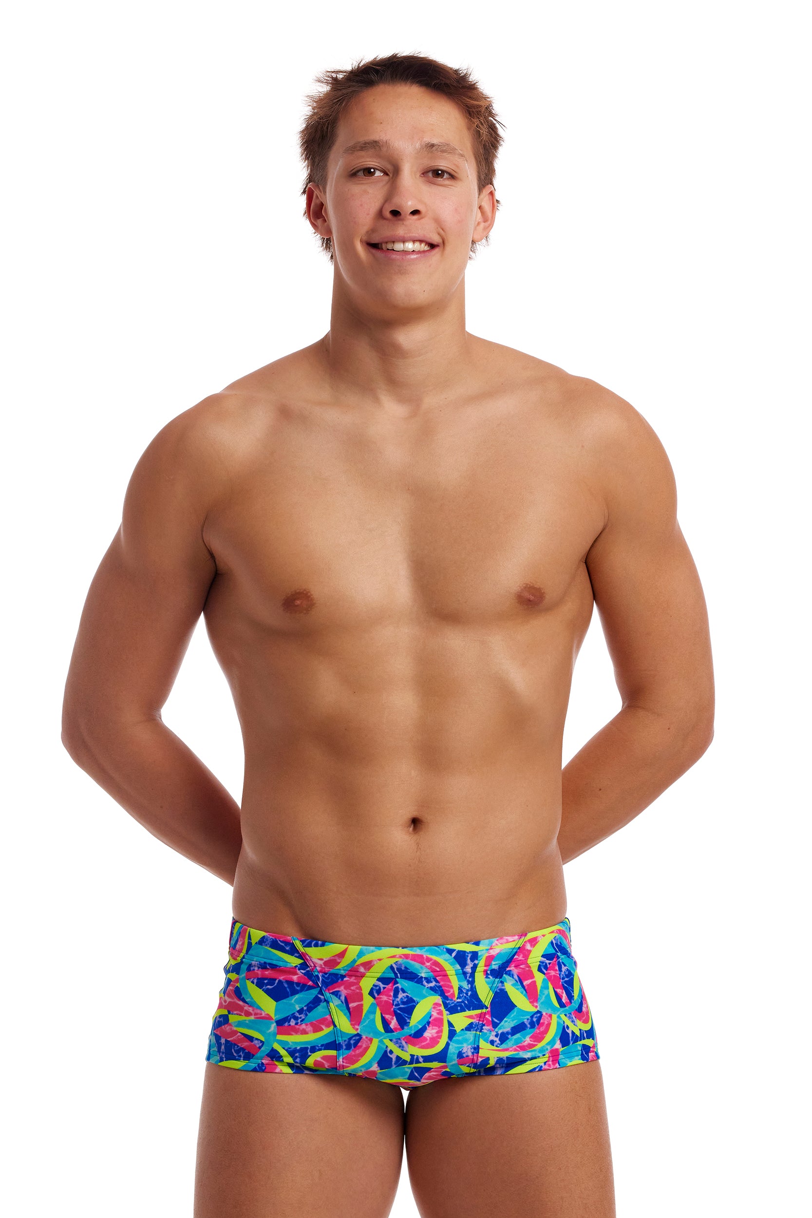 Funky Trunks Men's Classic Swim Trunks Choppy Waters