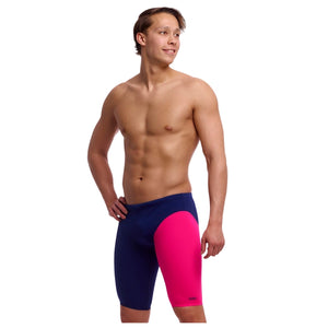 Funky Trunks Men's Fast Training Swim Jammer blue pink