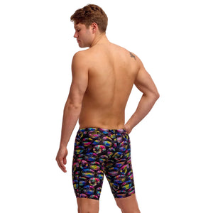 Funky Trunks Men's Training Swim Jammer black pink blue