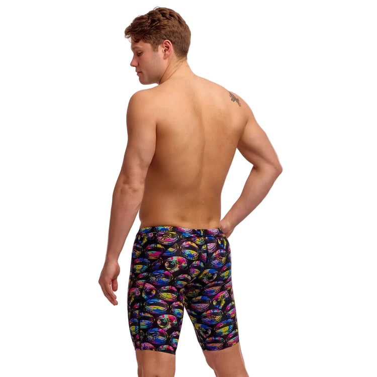 Funky Trunks Men's Training Swim Jammer black pink blue