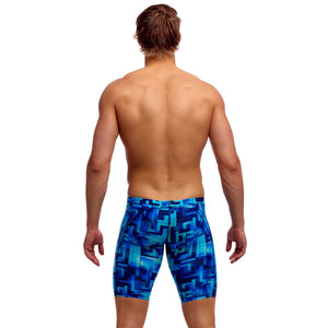Funky Trunks Men's Training Swim Jammer blue