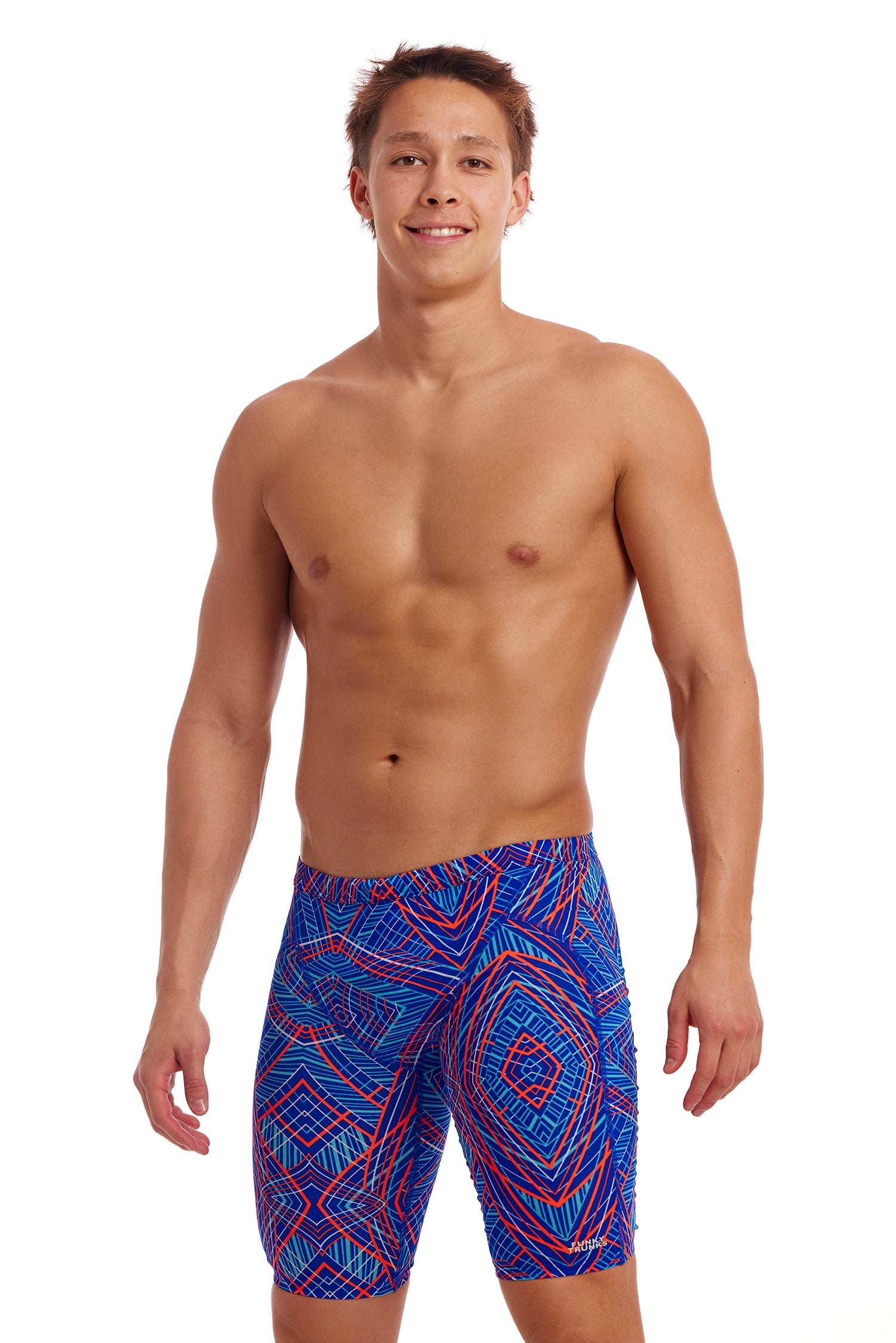 Funky Trunks Men's Training Swim Jammer Frequency