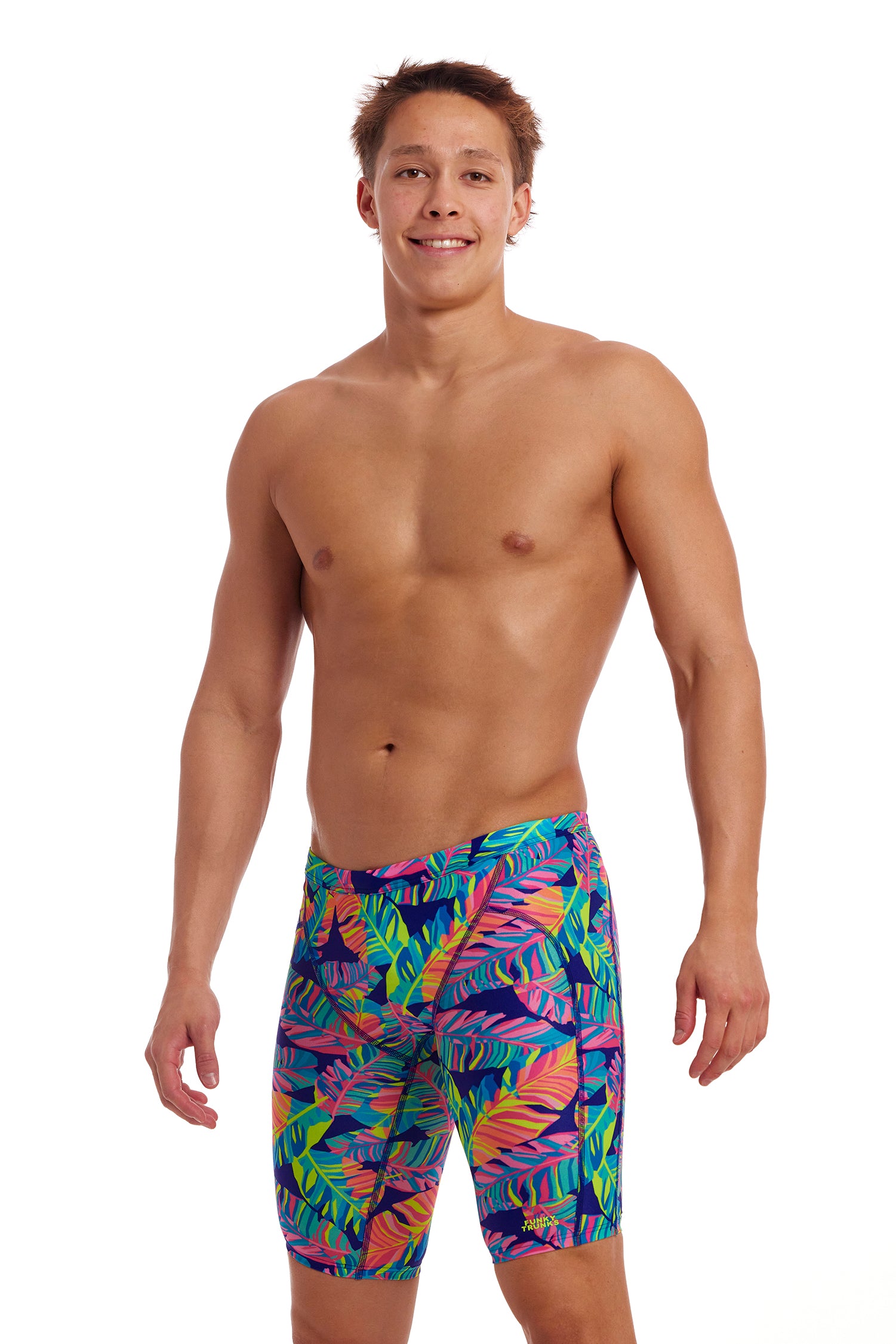 Funky Trunks Men's Training Swim Jammer Leaving Today