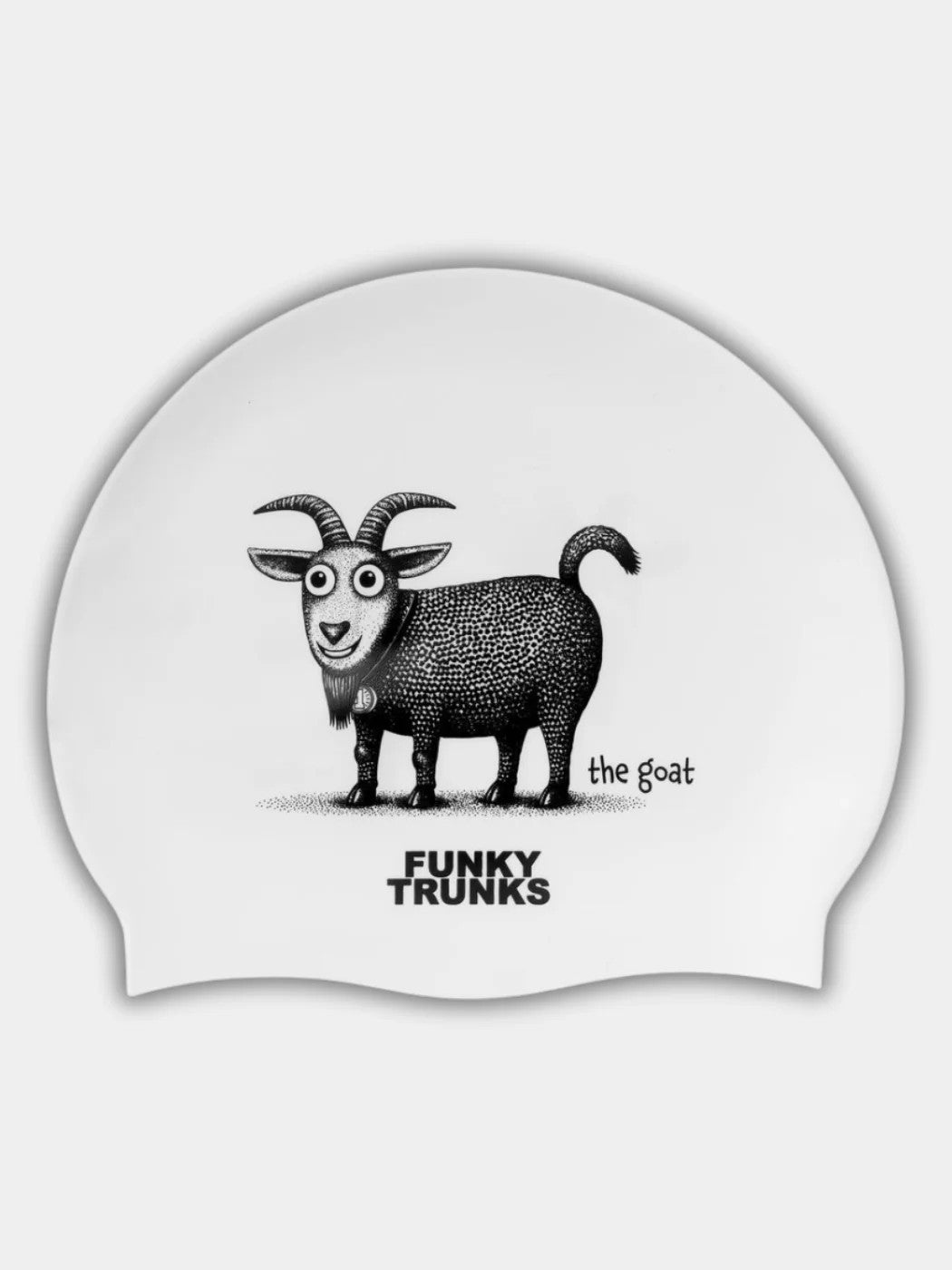 Funky Trunks Silicone Swim Cap the Goat