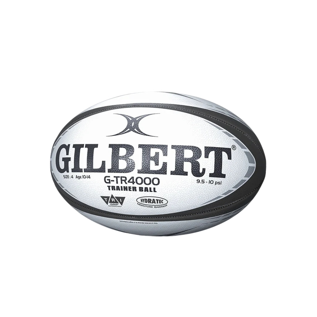 Gilbert G-TR4000 Rugby Trainer Ball black/white