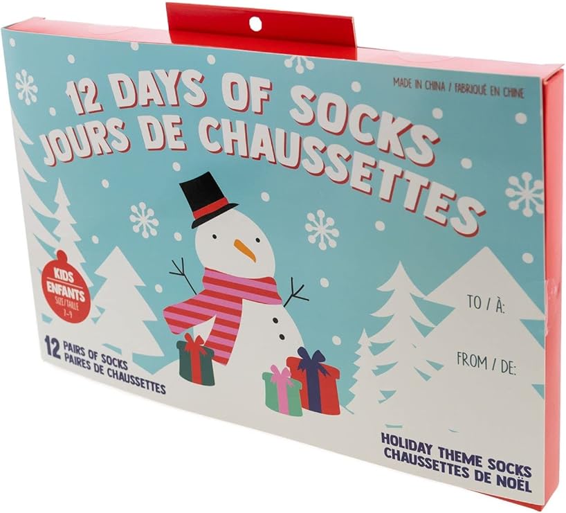 Gertex Kids Christmas Advent Calendar Socks 12 Pack 1