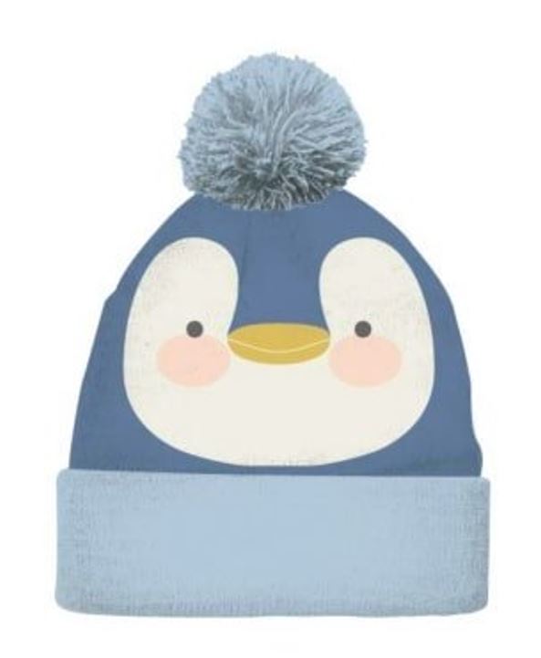 Gertex Kids Christmas Toque Penguin Blue