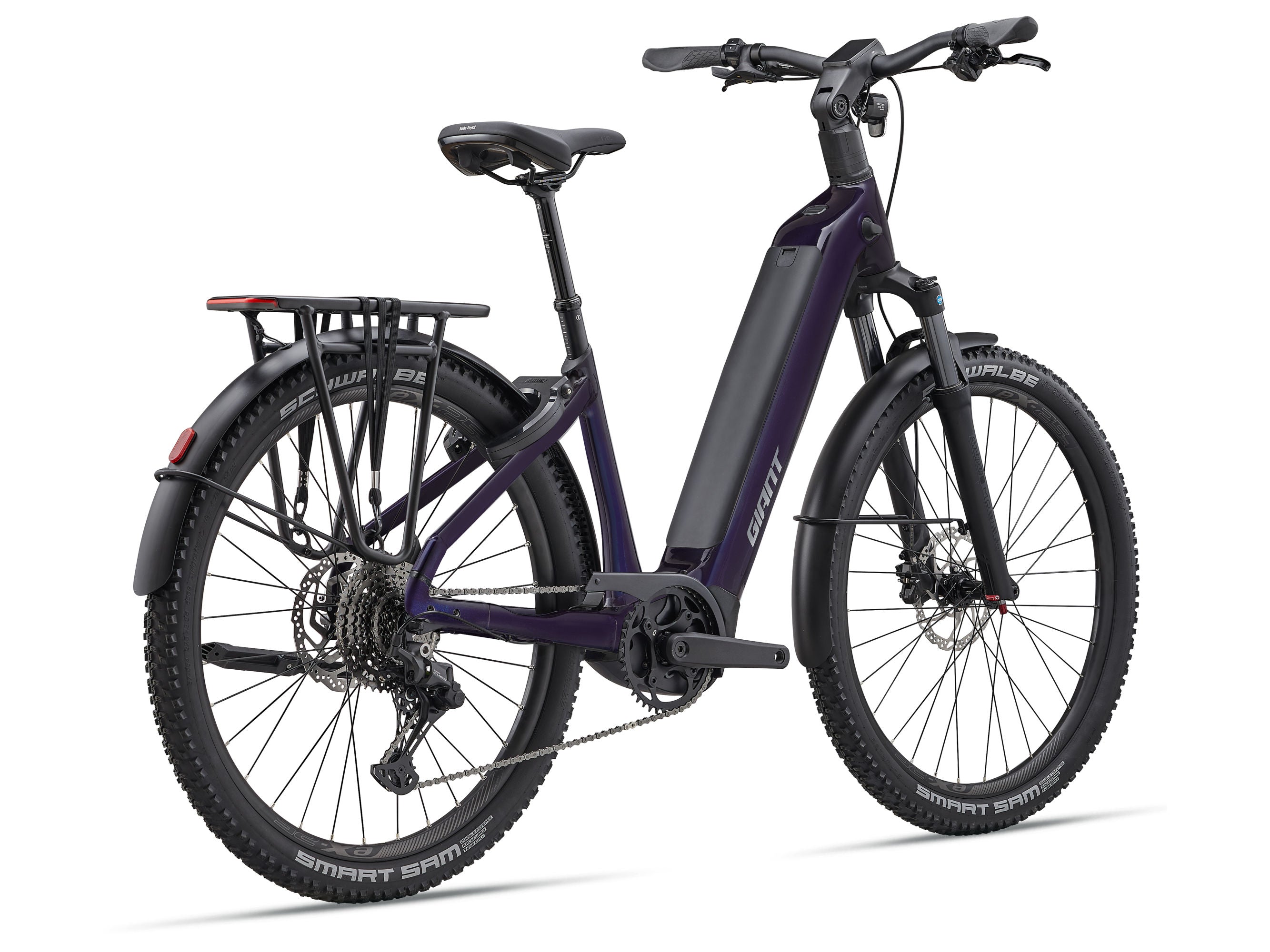 Giant AnyTour X E+ 3 Step-Thru Comfort Electric Bike 2027 Black Currant
