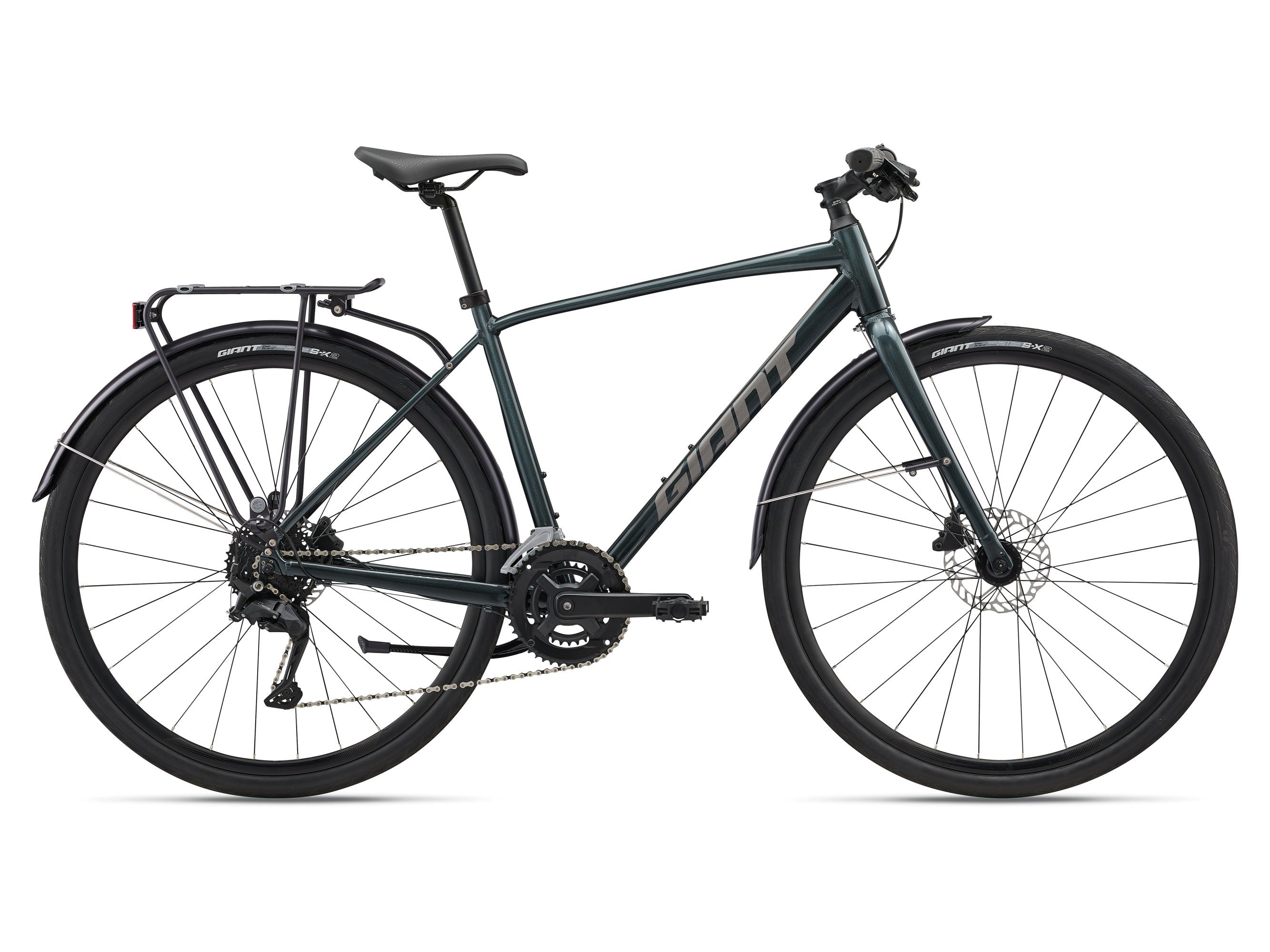 Giant Escape 2 City Hybrid Bike 2026 Asphalt Green