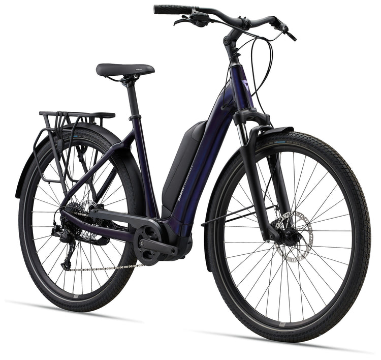 Giant Expression+ Step-Thru Comfort Electric Bike 2026 Blac Currant