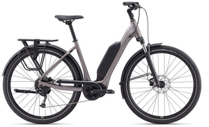 Giant Expression+ Step-Thru Comfort Electric Bike 2026 Early Espresso