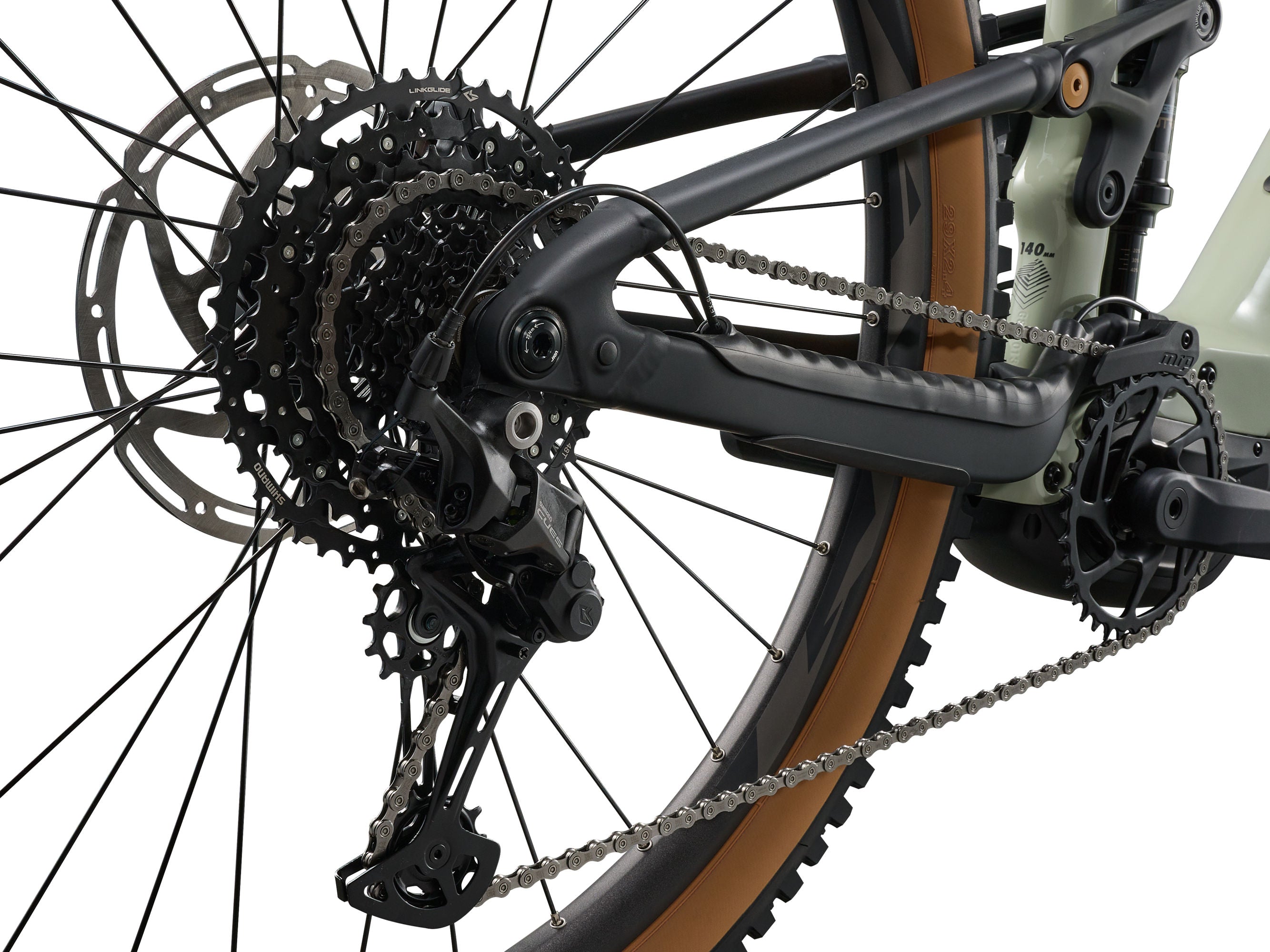 Giant Stance E+ 2 Full Suspension Trail Electric Bike 2027 Desert Sage/Black