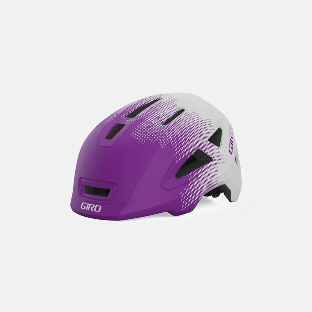 Giro Youth Scamp II MIPS Bike Helmet Purple Towers