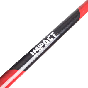 Goldline Carbon Fiber Impact Curling Broom focus- red/black