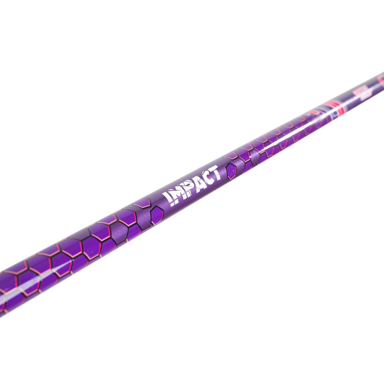 Goldline Carbon Fiber Impact Curling Broom quake- purple
