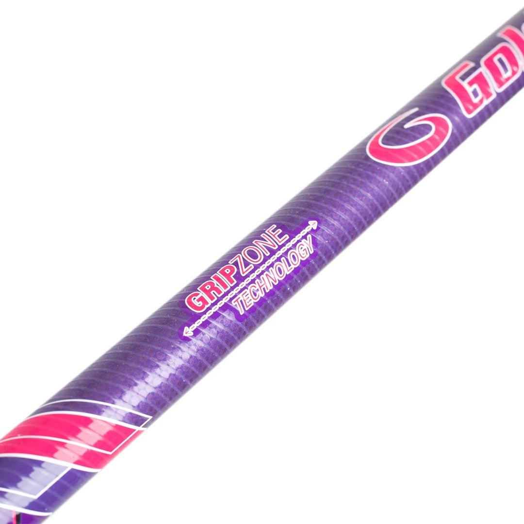 Goldline Carbon Fiber Impact Curling Broom quake- purple