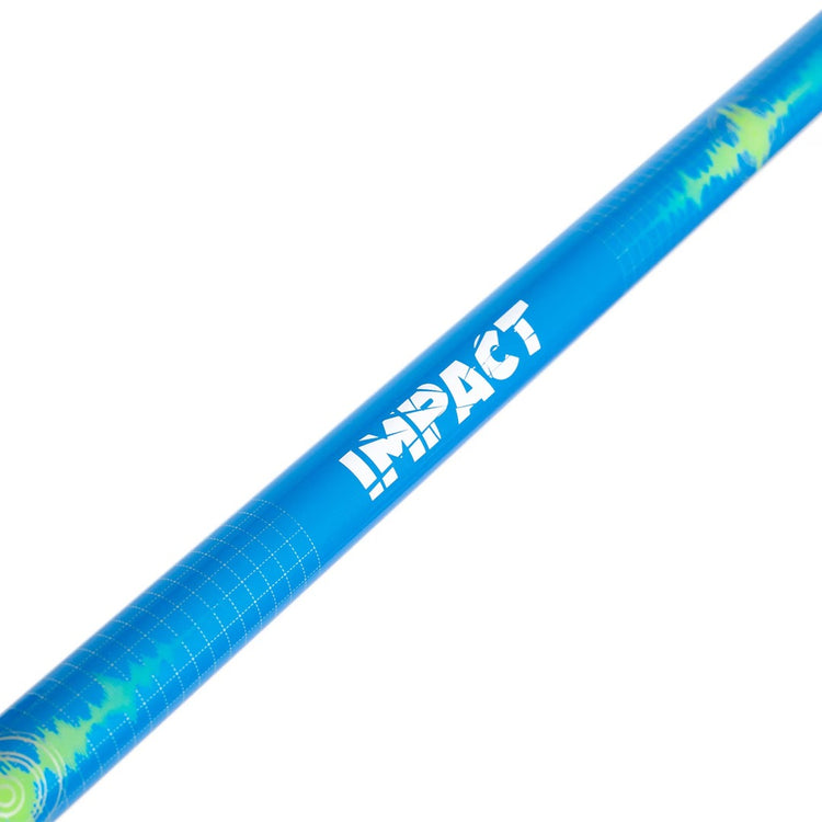 Goldline Carbon Fiber Impact Curling Broom tsunami- blue/green