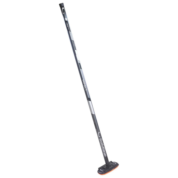 Goldline Fiberlite Impact Curling Broom silver