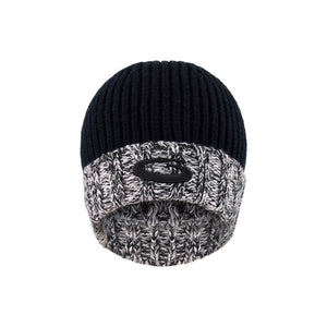 Goldline Head First Protective Curling Toque Black With Icelandic Knit