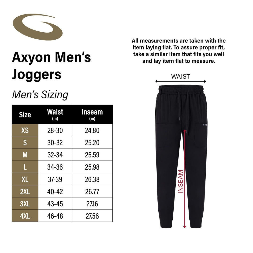 Goldline Men's Axyon Curling Joggers black