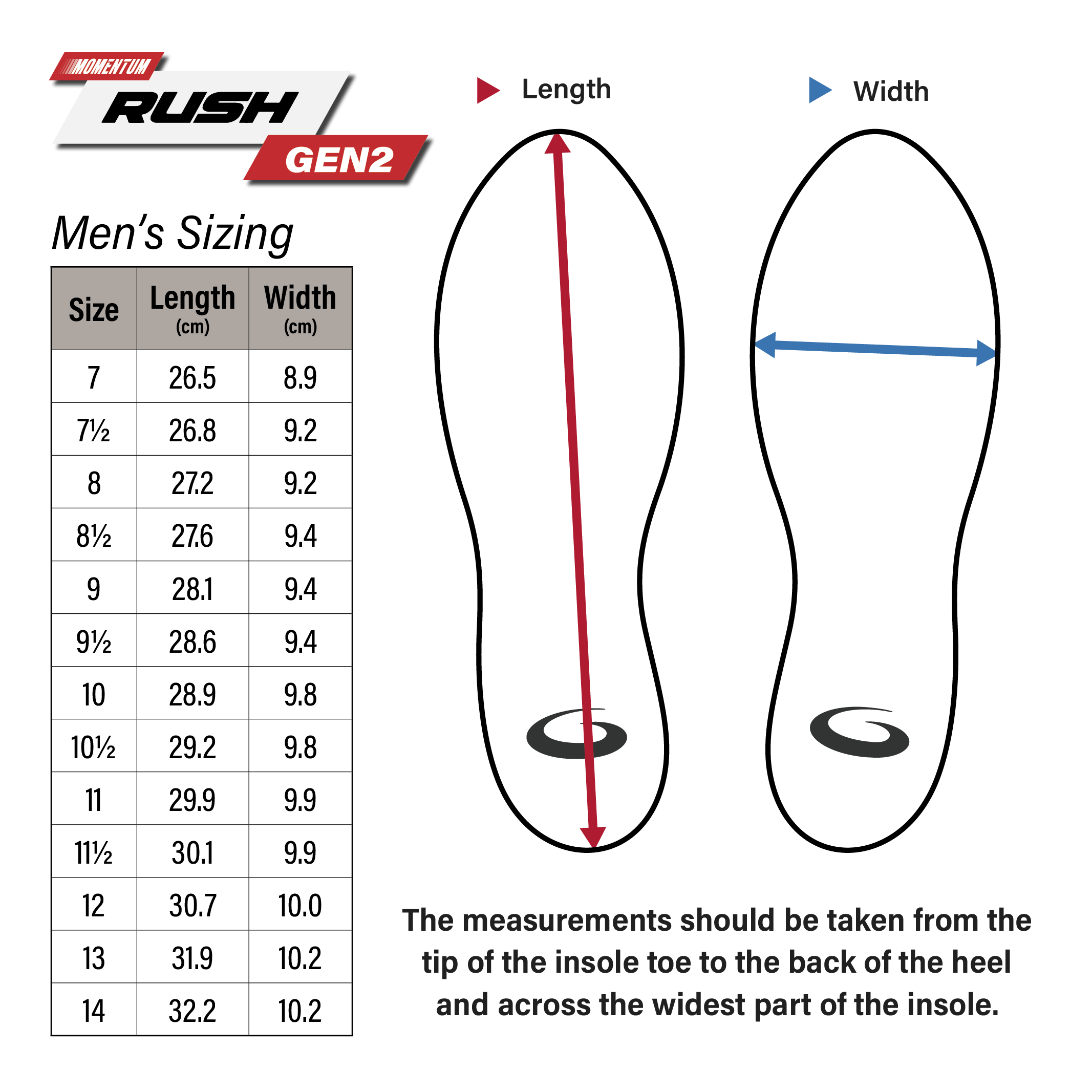Goldline Men's Momentum Rush Gen 2 Curling Shoes