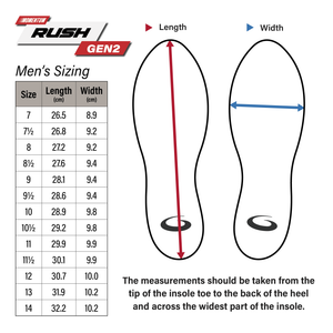 Goldline Men's Momentum Rush Gen 2 Curling Shoes