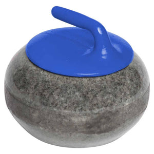 Goldline Miniature Granite Curling Rock blue