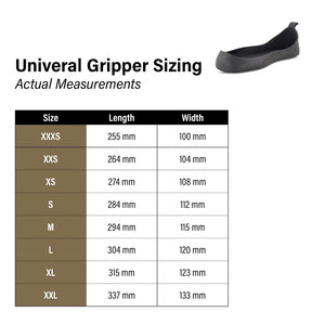 Goldline Universal Slip-on Curling Gripper black