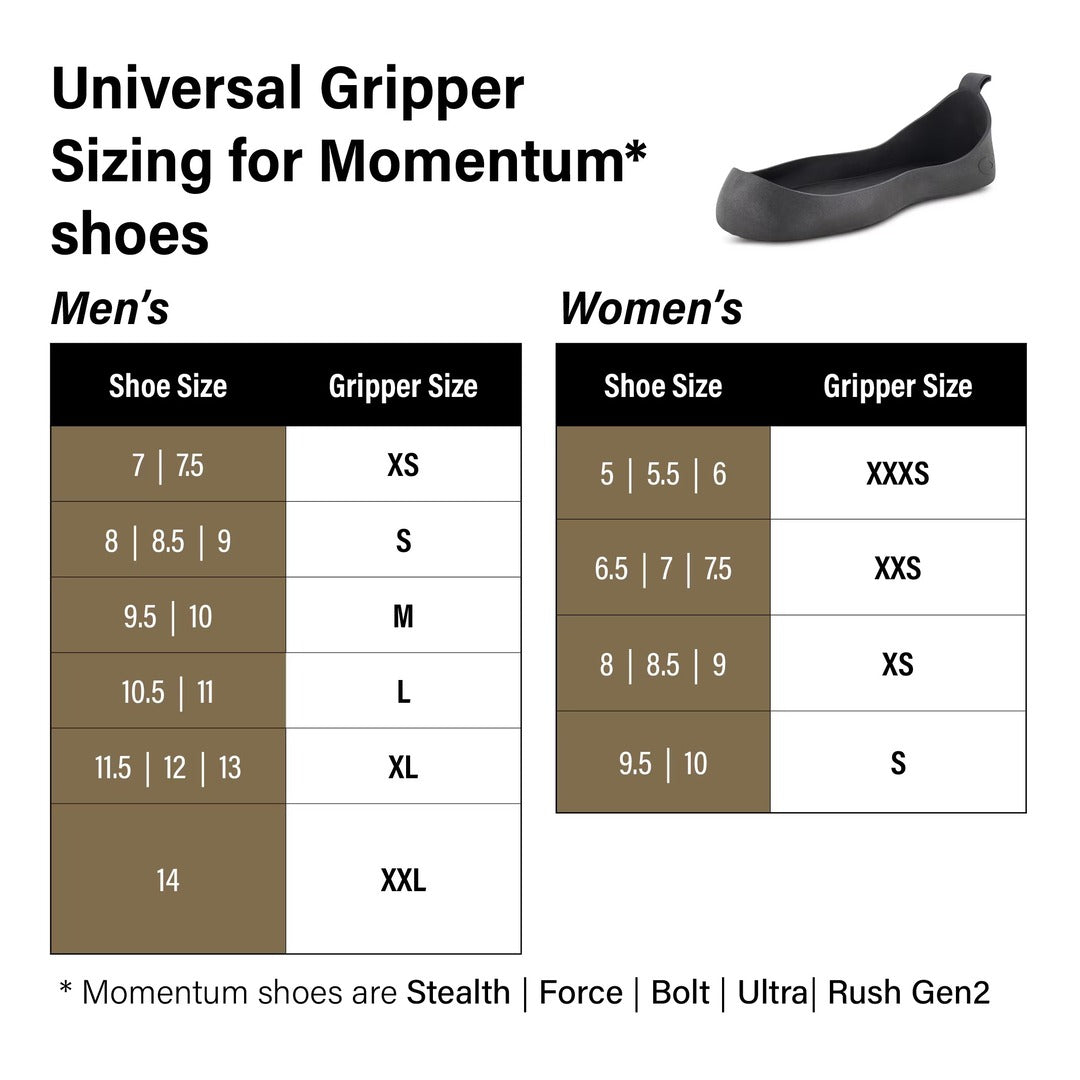 Goldline Universal Slip-on Curling Gripper black