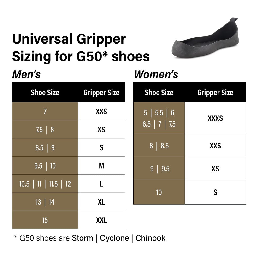 Goldline Universal Slip-on Curling Gripper black