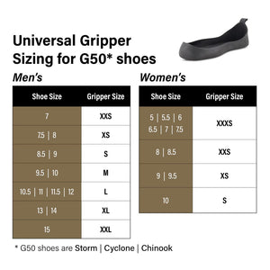 Goldline Universal Slip-on Curling Gripper black